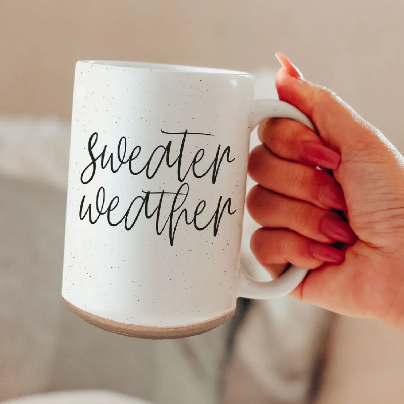 Double-walled insulated mugs-Sweater Weather 16oz