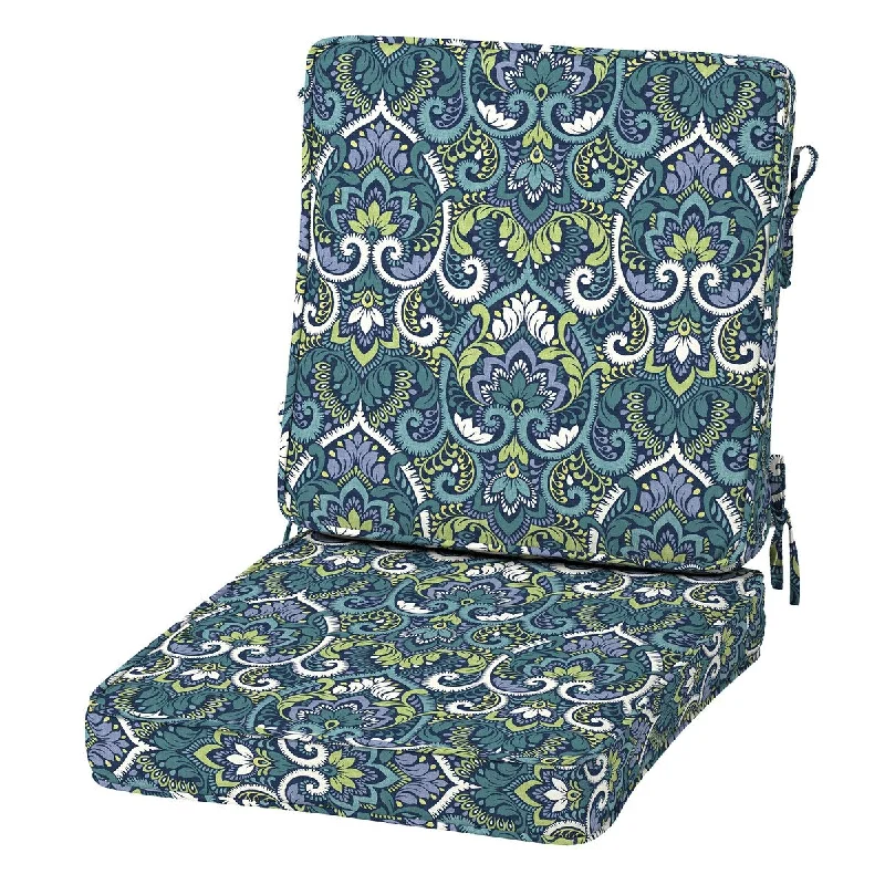 Bold yellow accent rugs-Arden Selections Modern Outdoor Dining Chair Cushion 20 x 20