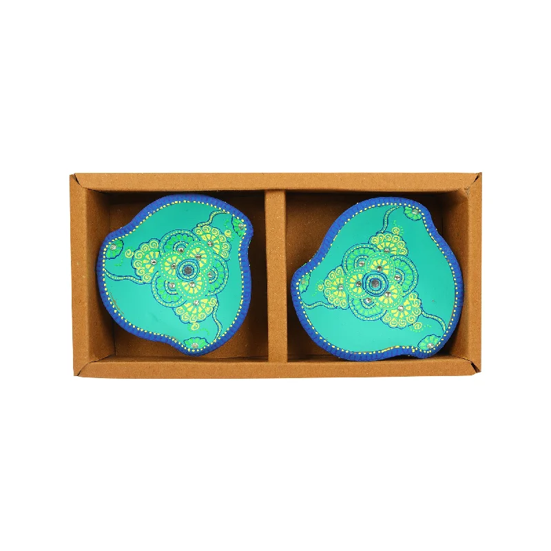 Modern abstract wall shelves-AO ASSORTED SET OF 2 DIYA