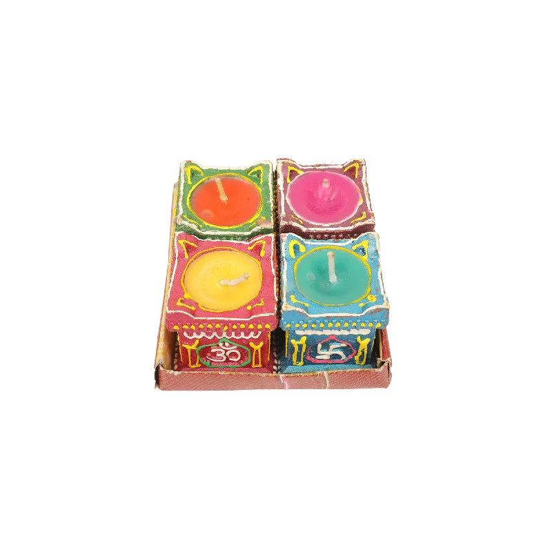 Bold yellow wall frames-TULASI WAX DIYA PACK