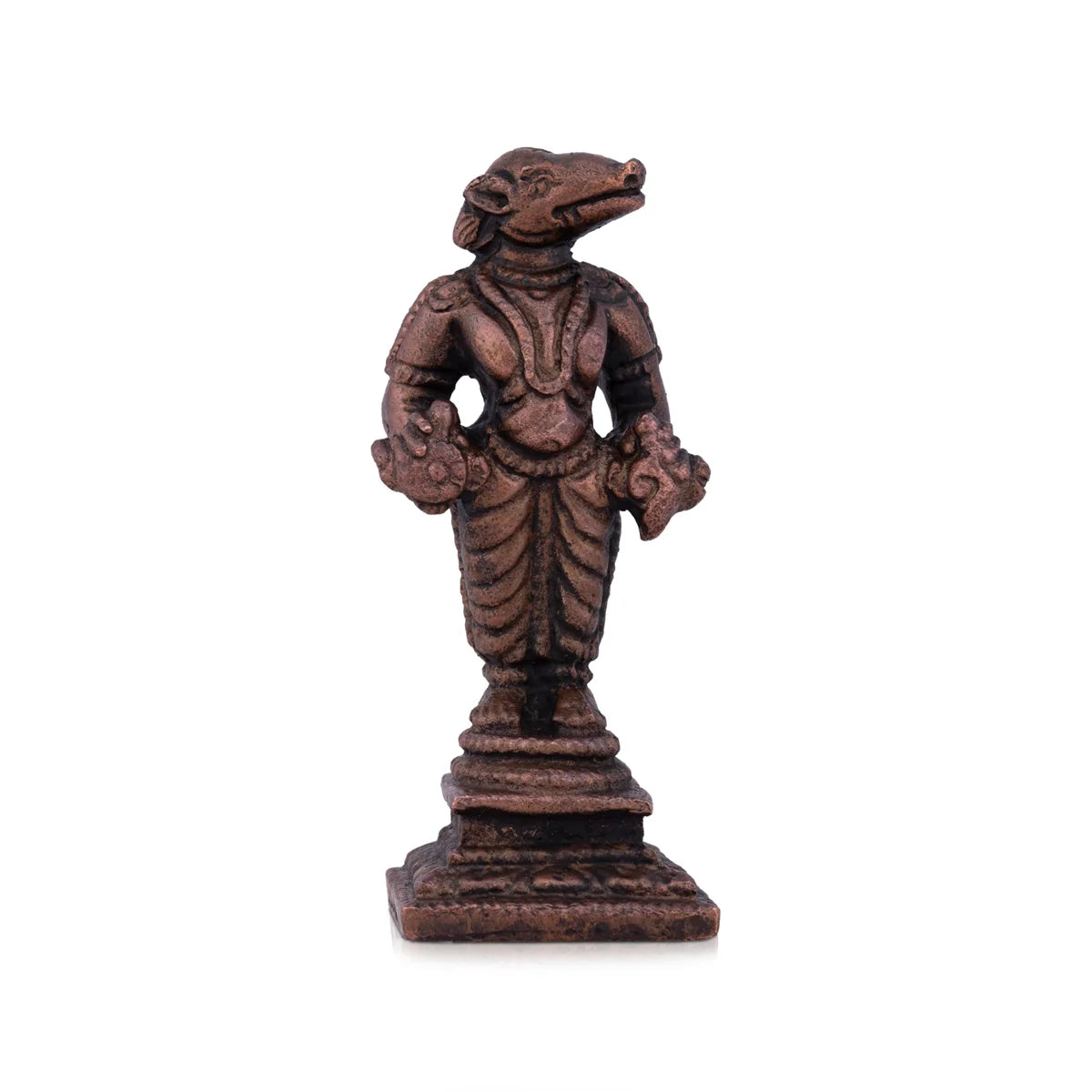 Cute kids’ wall decals-Varaha Idol - 2.25 x 1 Inches | Copper Idol/ Varahar Idol for Pooja/ 75 Gms Approx