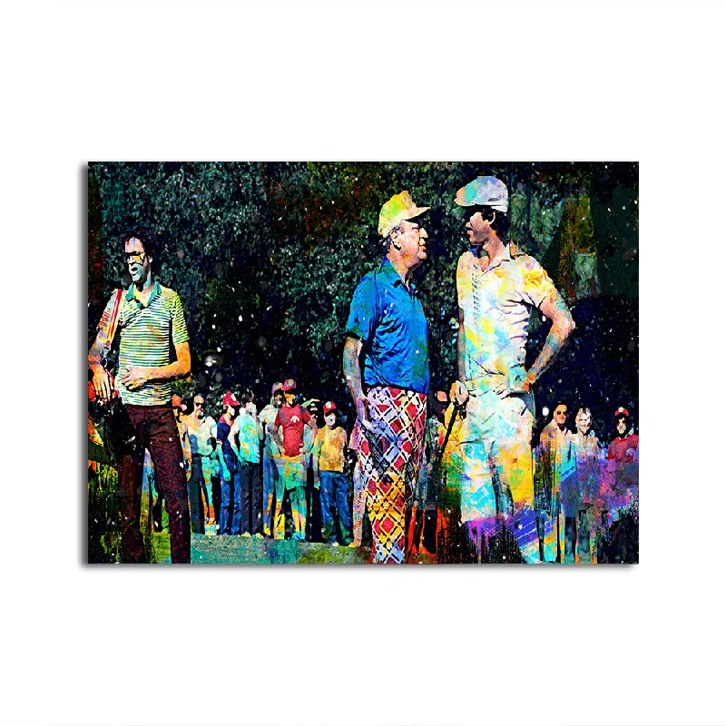 Bold black picture frames-Al & Ty - Caddyshack