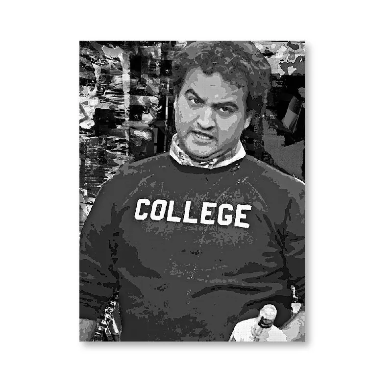 Floral tapestry wall hangings-Animal House Grayscale