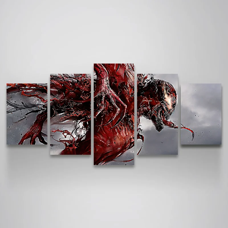 Modern abstract sculptures-Carnage Canvas Set