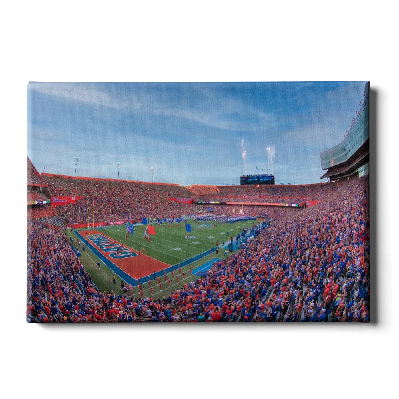 Vintage floral area rugs-Florida Gators - Enter the Gators