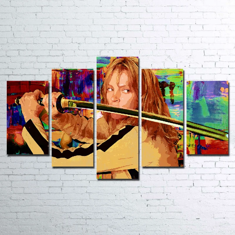 Elegant gold table coasters-Kill Bill Canvas Set