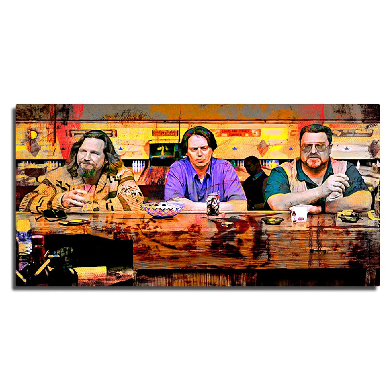 Stylish rattan wall hangings-Lebowski Crew Panoramic