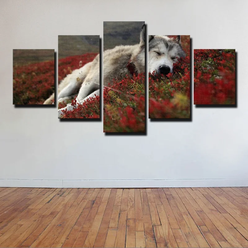 Designer crystal chandeliers-Peaceful Pup Canvas Set