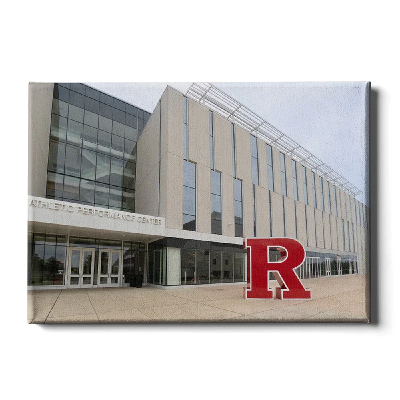 Hand-painted wooden frames-Rutgers Scarlet Knights - Athletic Performance Center