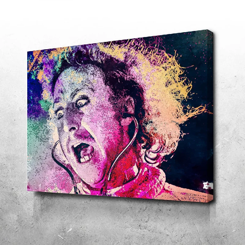 Modern abstract wall shelves-Young Frankenstein Canvas Set