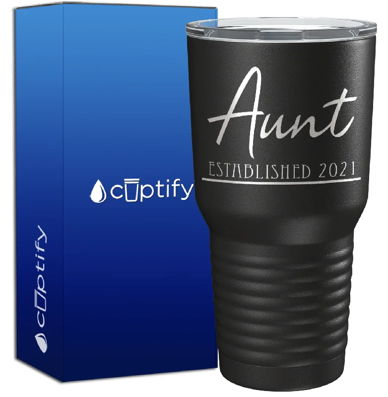 Insulated toddler training cups-Aunt Established 30oz Aunt Tumbler