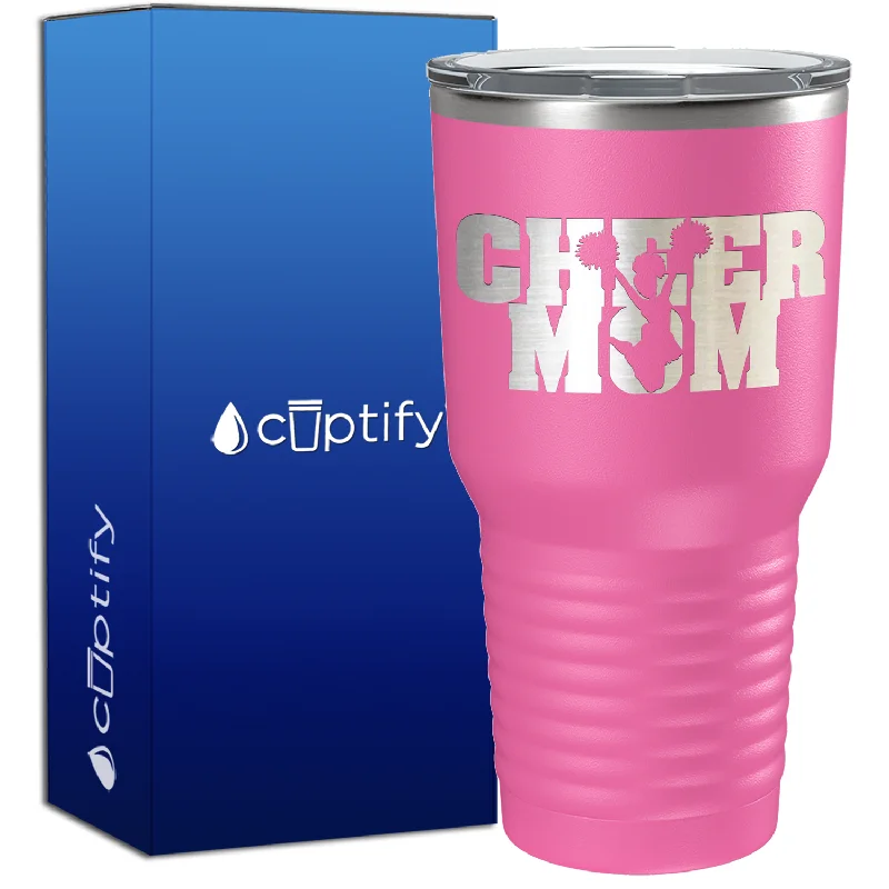 Small espresso cups for shots-Cheer Mom 30oz Cheer Tumbler