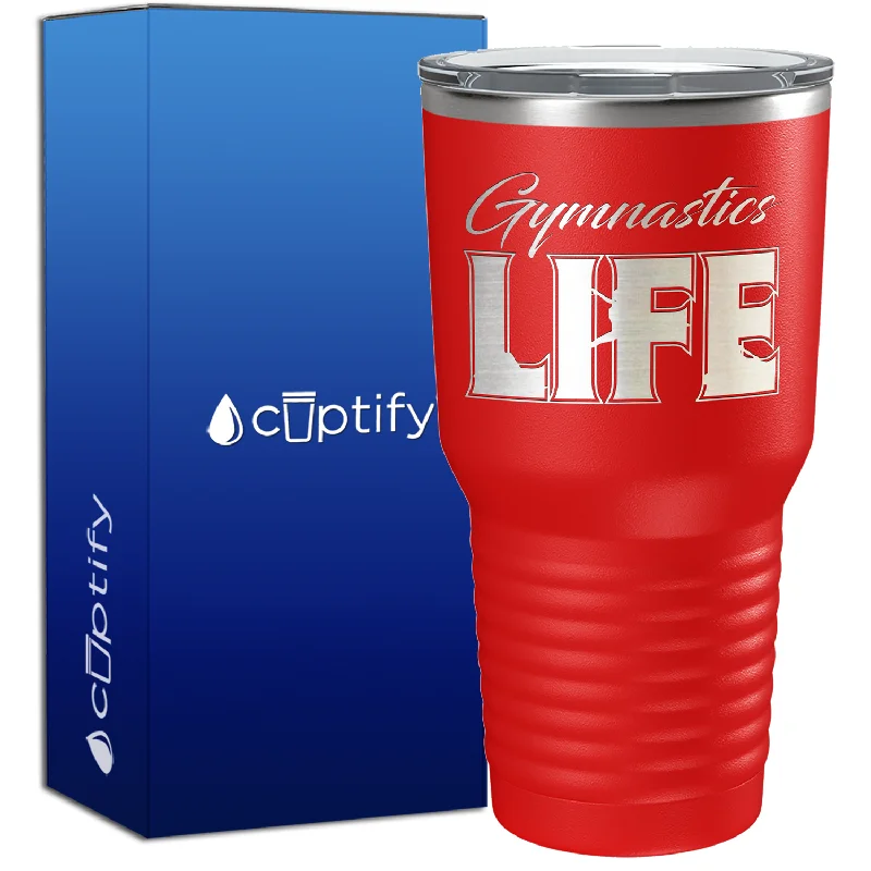 Novelty animal-shaped mugs-Gymnastics Life 30oz Gymnastics Tumbler