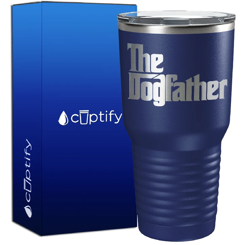 Artisan ceramic latte cups-The Dogfather 30oz Dogs Tumbler